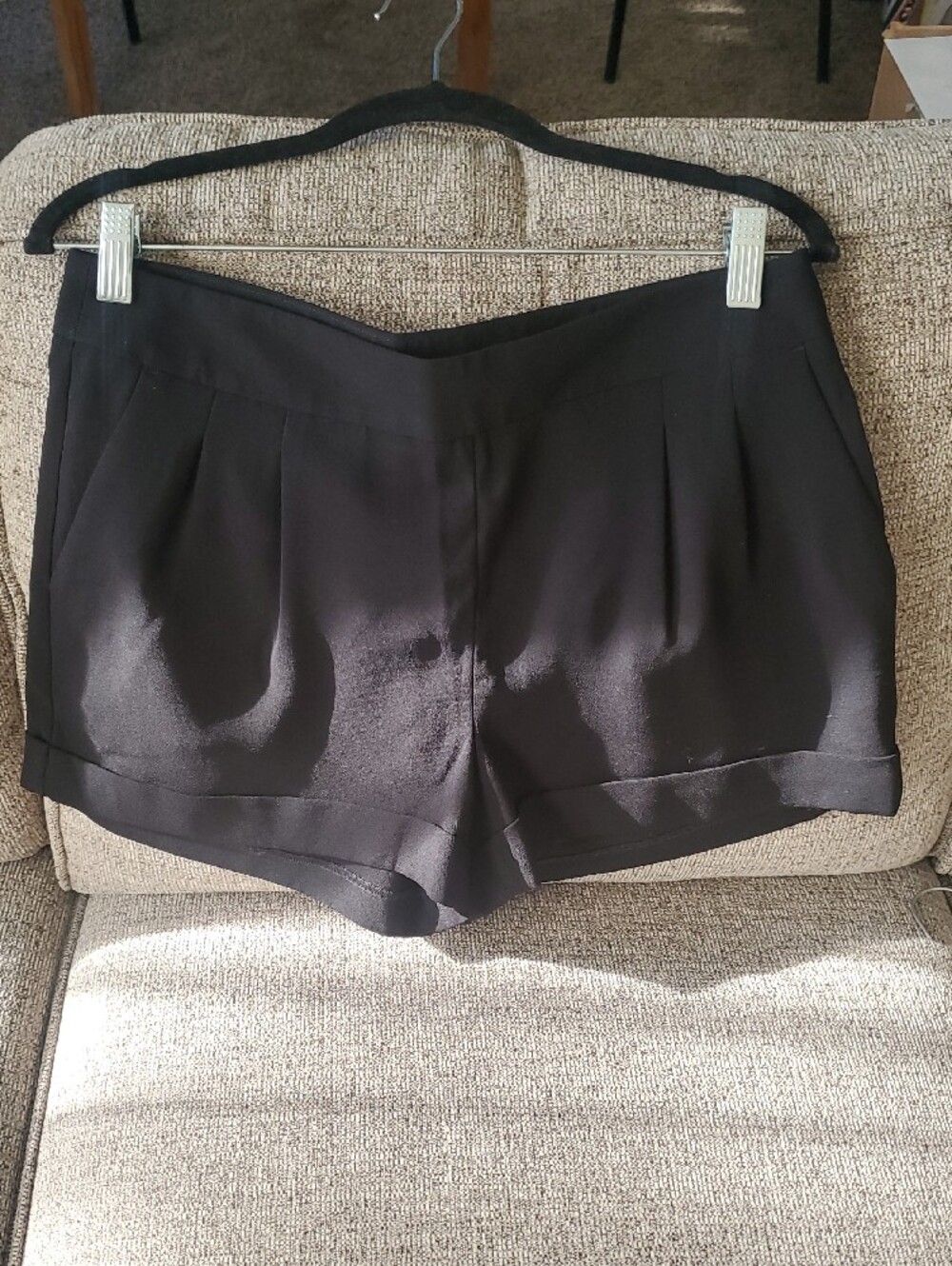 Express Black Sleek Shorts